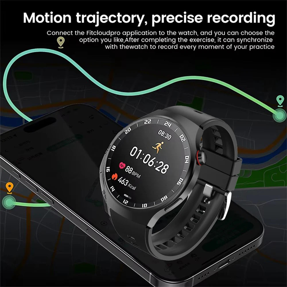 S10 Pro AMOLED NFC Smartwatch (2025) – GPS, BT Calling, Health Monitoring & Sports Tracking
