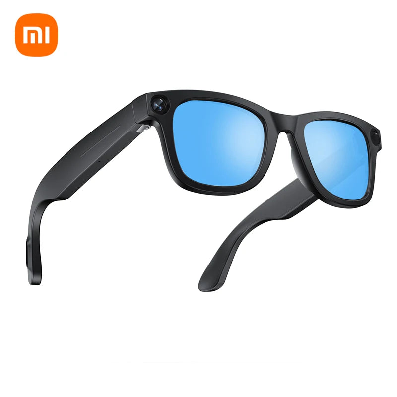 Xiaomi HD Camera AI Smart Glasses Call Play Video Audio Recording Noise Reduction Headset Touch Bluetooth Sunglasses 2025
