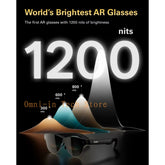 Rayneo Air 3S Pro Smart AR Glasses, 135-Inch HD Viewing, 1200Nits Brightness, 3D Surround Sound