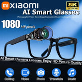 Xiaomi  HD Camera AI Smart Glasses Call Play Video Audio Recording Noise Reduction Headset Touch Bluetooth Sunglasses 2025