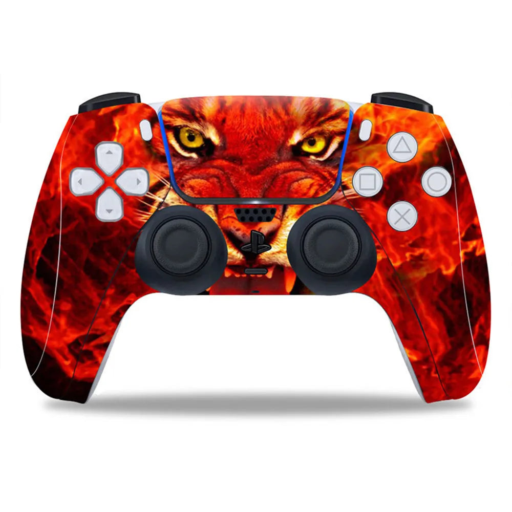 Dust-Proof Skin Sticker Anti-Slip Scratchproof Protective Stickers for Playstation 5 PS5 Controller Joystick Decal Accessories