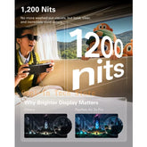 Rayneo Air 3S Pro Smart AR Glasses, 135-Inch HD Viewing, 1200Nits Brightness, 3D Surround Sound