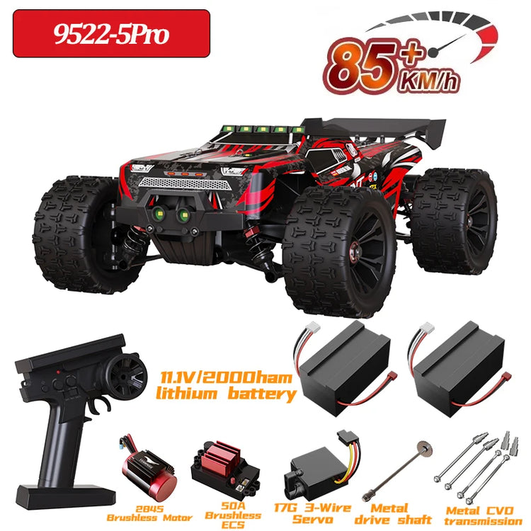 9522PRO 85KM/H High-Speed RC Car Brushless Four-Wheel Drive Off-Road Drift 1:16 Professional Racing Car 9522 50KM/H Boy&