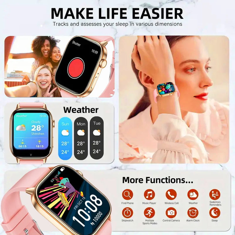 2025 NEW Fashion Built-In 6 Stars GPS Position Smart Watch Women 2.01&