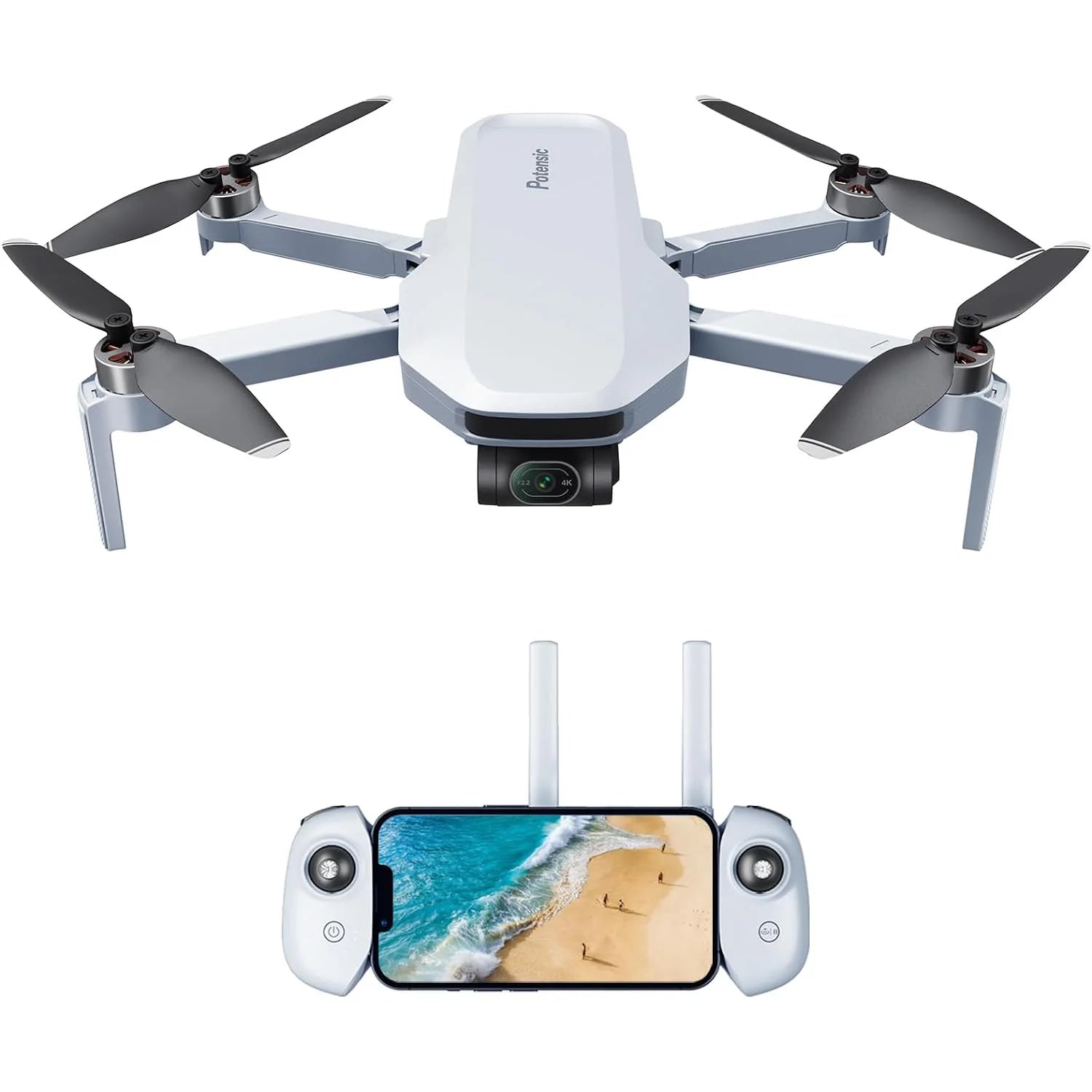 ATOM 3-Axis Gimbal 4K GPS Drones under 249G Max 6-KM for Adults and Beginners