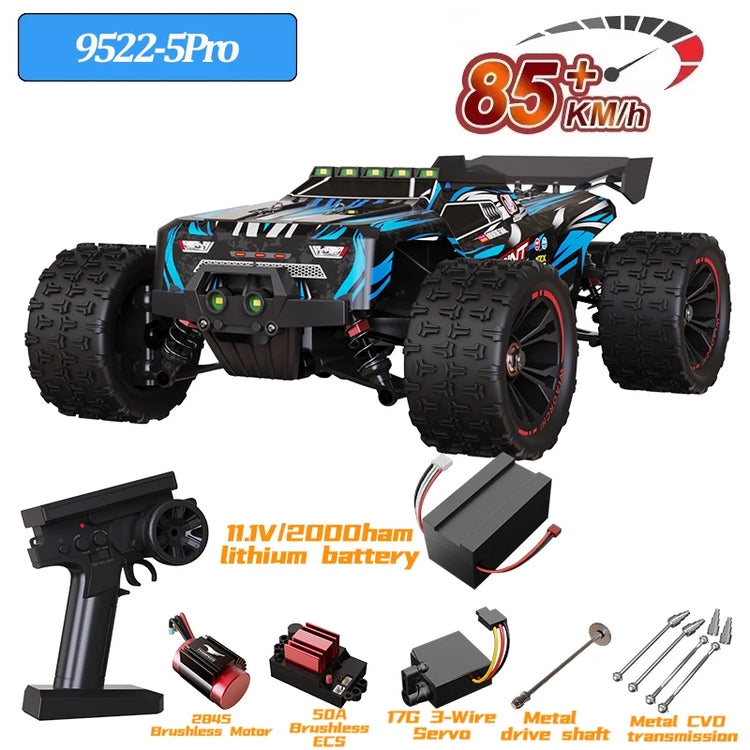 9522PRO 85KM/H High-Speed RC Car Brushless Four-Wheel Drive Off-Road Drift 1:16 Professional Racing Car 9522 50KM/H Boy&