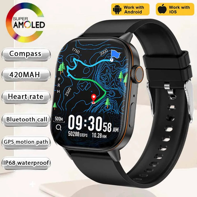 2025 NEW Fashion Built-In 6 Stars GPS Position Smart Watch Women 2.01&