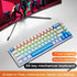 K68 Wired Mechanical Keyboard 10Kinds of Colorful Lighting Gaming and Office for Microsoft Windows and Apple IOS System