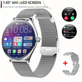 Ultra Thin Smartwatch 1.43" AMOLED Display HD 466*466 Always Show Time Call Reminder for Women Men New Original Smartwatch Gift