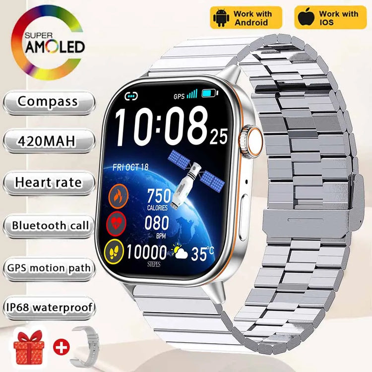 2025 NEW Fashion Built-In 6 Stars GPS Position Smart Watch Women 2.01&