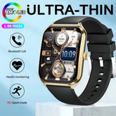 For Xiaomi New Ultra Thin AMOLED Smart Watch Men 386*448HD Screen Fashion Women Sports Bracelet BT Calling Waterproof Smartwatch