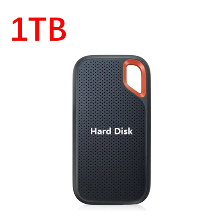 New Portable SSD 1TB External Hard Drive 2TB High-Speed Solid-State Drive 256TB Mass Storge Hard Drive USB3.2 for Laptops/Pc/Mac