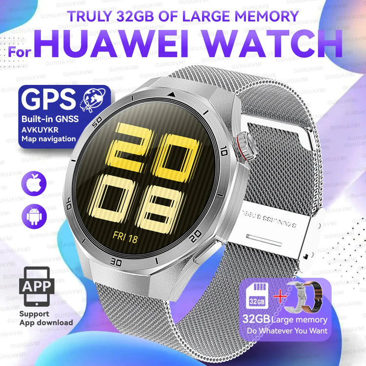 2025 New for HUAWEI GT 5 Pro Multifunction Harmonyos System Smartwatch Sapphire Screen 32Gb RAM GPS HD Video Call Smart Bracelet