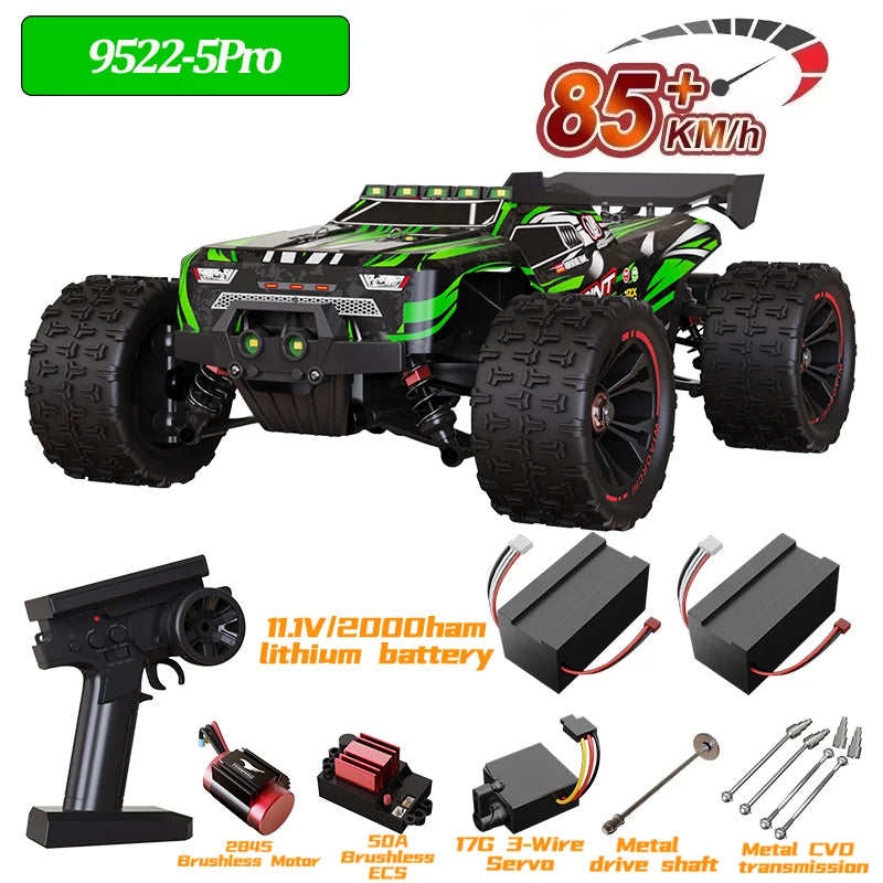 9522PRO 85KM/H High-Speed RC Car Brushless Four-Wheel Drive Off-Road Drift 1:16 Professional Racing Car 9522 50KM/H Boy&