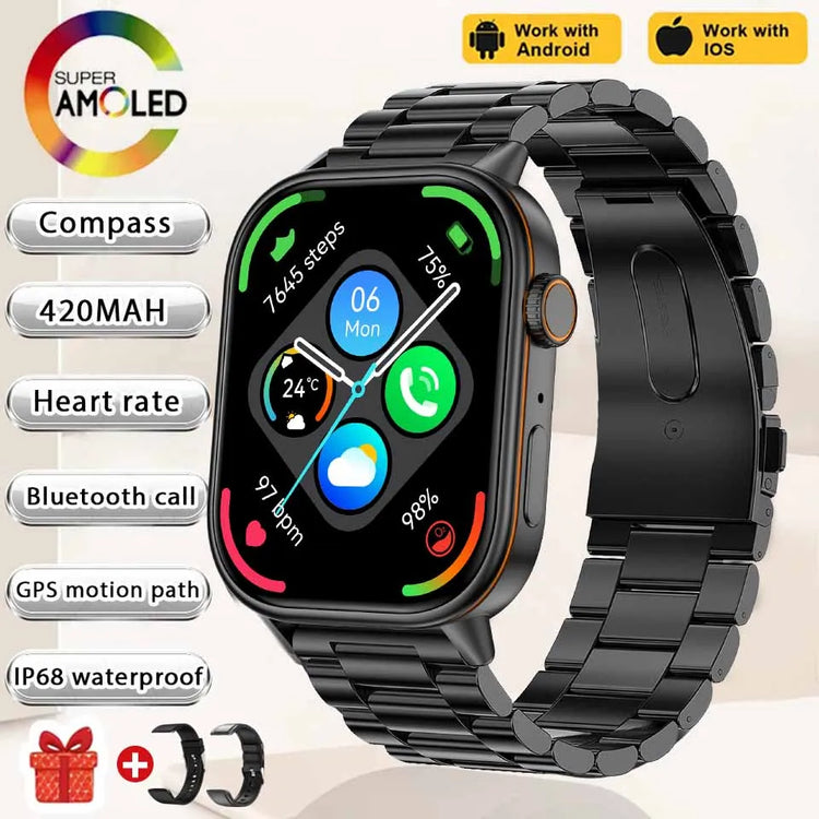2025 NEW Fashion Built-In 6 Stars GPS Position Smart Watch Women 2.01&