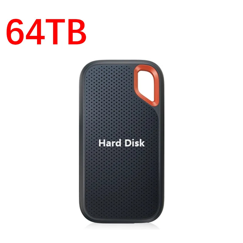 New Portable SSD 1TB External Hard Drive 2TB High-Speed Solid-State Drive 256TB Mass Storge Hard Drive USB3.2 for Laptops/Pc/Mac