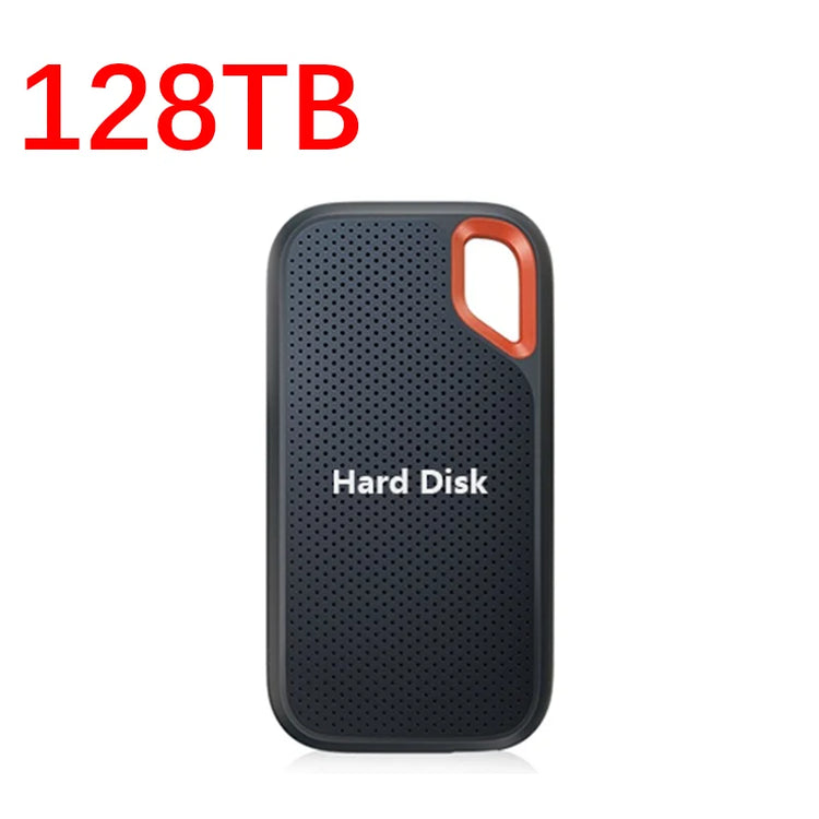New Portable SSD 1TB External Hard Drive 2TB High-Speed Solid-State Drive 256TB Mass Storge Hard Drive USB3.2 for Laptops/Pc/Mac