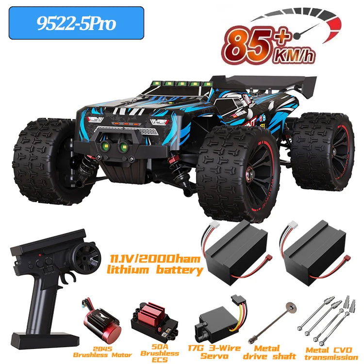 9522PRO 85KM/H High-Speed RC Car Brushless Four-Wheel Drive Off-Road Drift 1:16 Professional Racing Car 9522 50KM/H Boy&