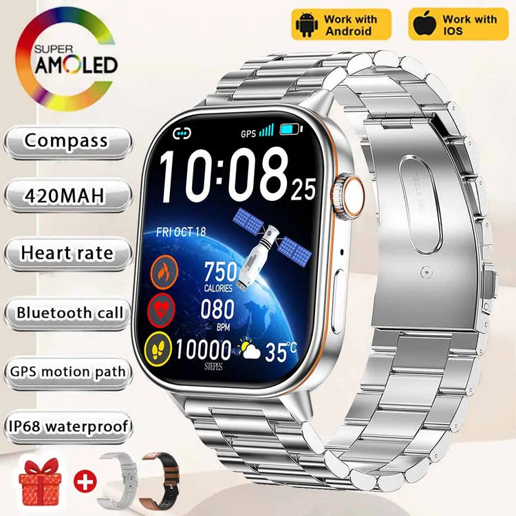 2025 NEW Fashion Built-In 6 Stars GPS Position Smart Watch Women 2.01&