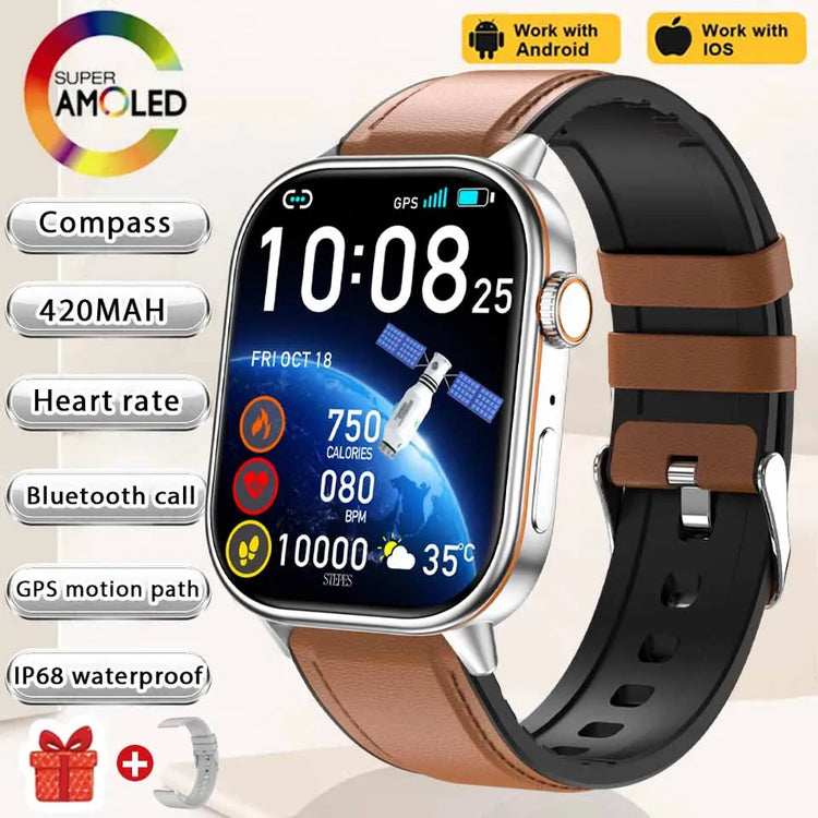 2025 NEW Fashion Built-In 6 Stars GPS Position Smart Watch Women 2.01&