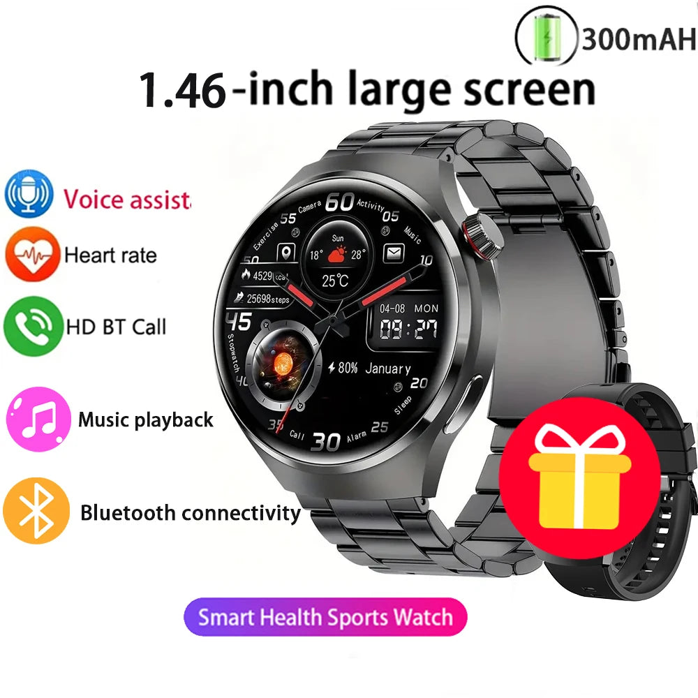 S10 Pro AMOLED NFC Smartwatch (2025) – GPS, BT Calling, Health Monitoring & Sports Tracking