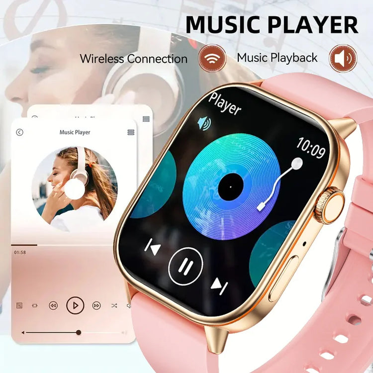 2025 NEW Fashion Built-In 6 Stars GPS Position Smart Watch Women 2.01&