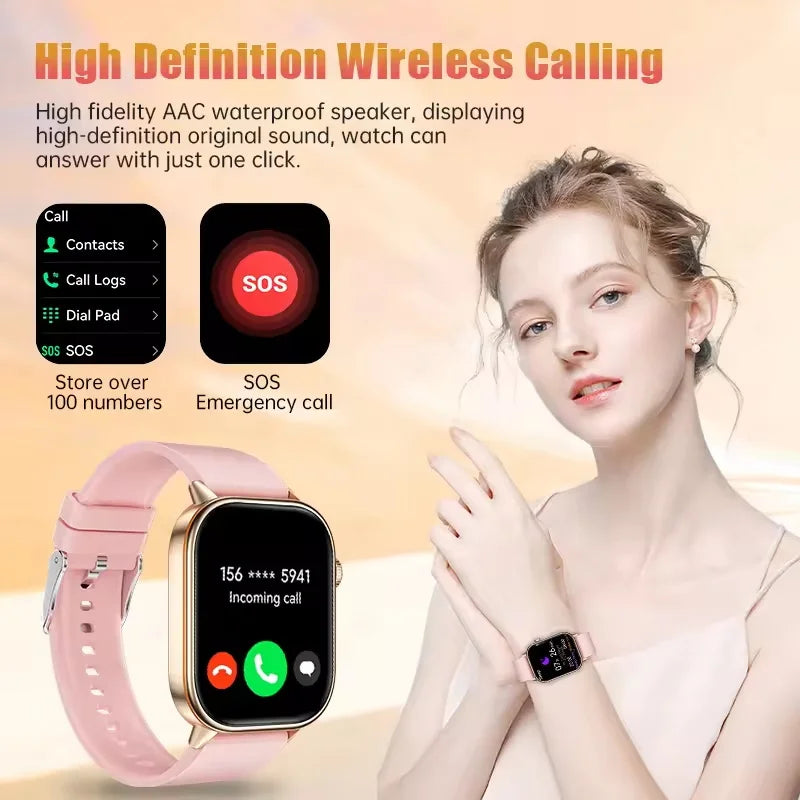 2025 NEW Fashion Built-In 6 Stars GPS Position Smart Watch Women 2.01&