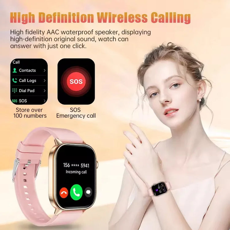 2025 NEW Fashion Built-In 6 Stars GPS Position Smart Watch Women 2.01&