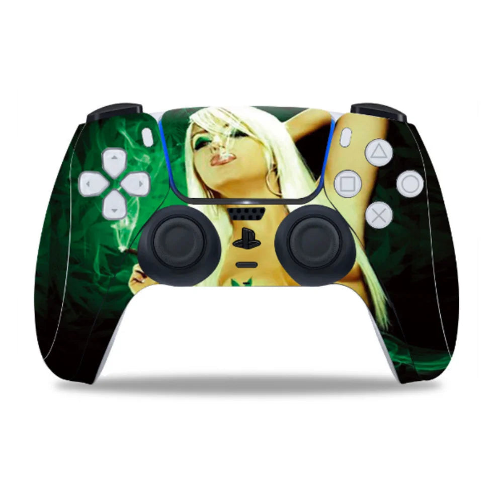 Dust-Proof Skin Sticker Anti-Slip Scratchproof Protective Stickers for Playstation 5 PS5 Controller Joystick Decal Accessories