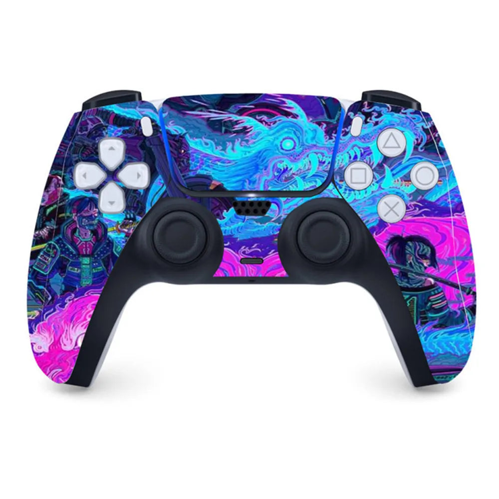 Dust-Proof Skin Sticker Anti-Slip Scratchproof Protective Stickers for Playstation 5 PS5 Controller Joystick Decal Accessories