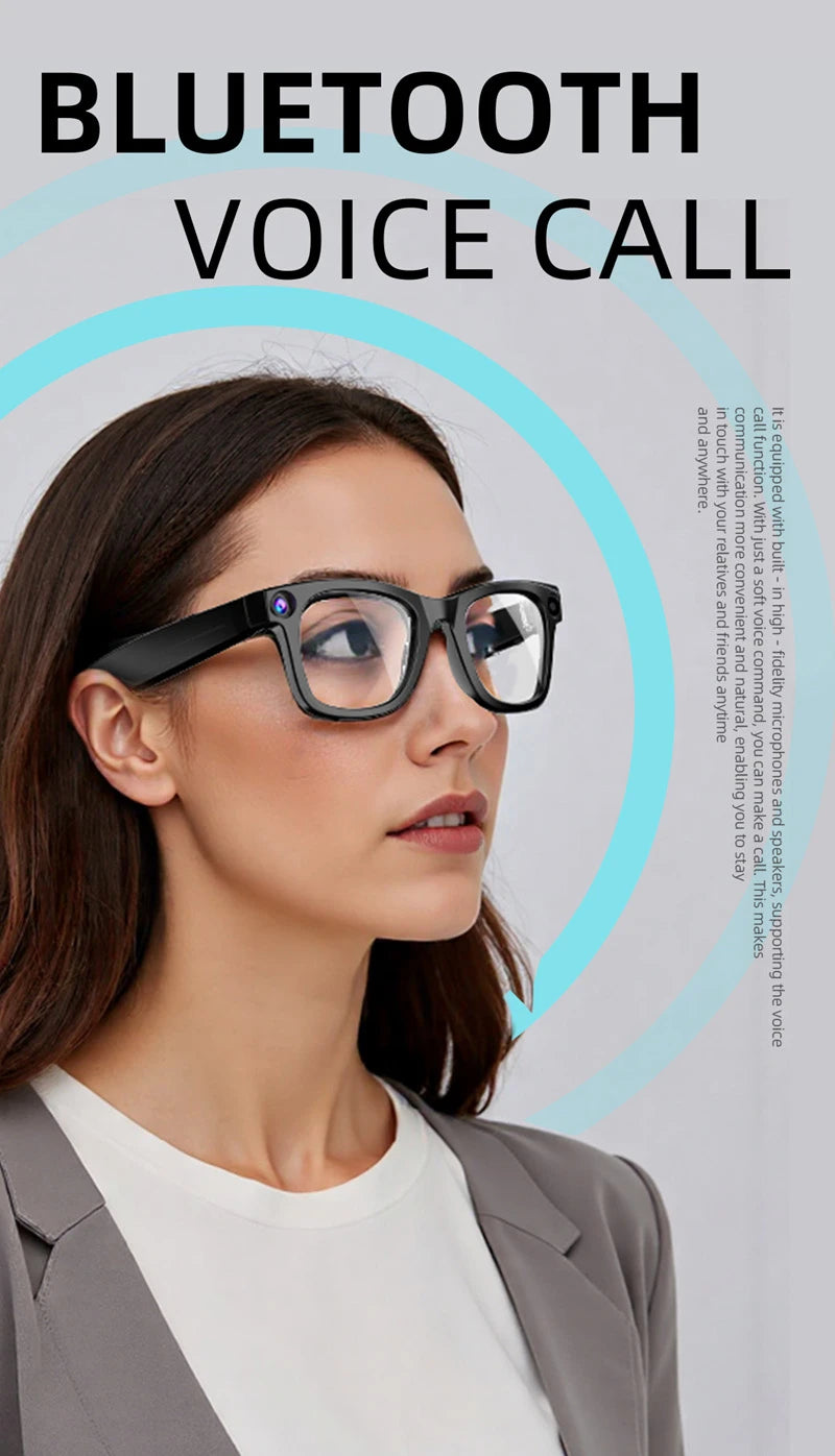 Xiaomi  HD Camera AI Smart Glasses Call Play Video Audio Recording Noise Reduction Headset Touch Bluetooth Sunglasses 2025