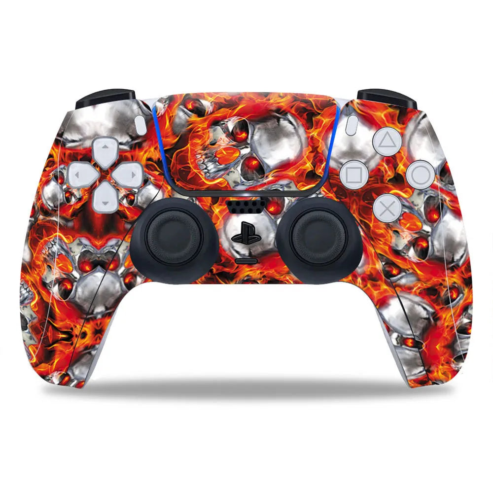 Dust-Proof Skin Sticker Anti-Slip Scratchproof Protective Stickers for Playstation 5 PS5 Controller Joystick Decal Accessories